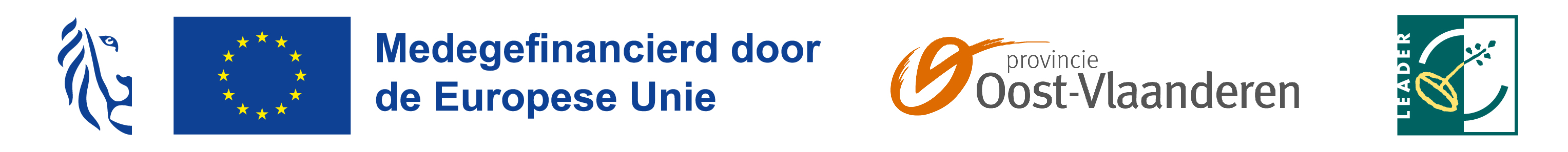 Medegefinancierd door de Europese Unie — Provincie Oost-Vlaanderen — LEADER